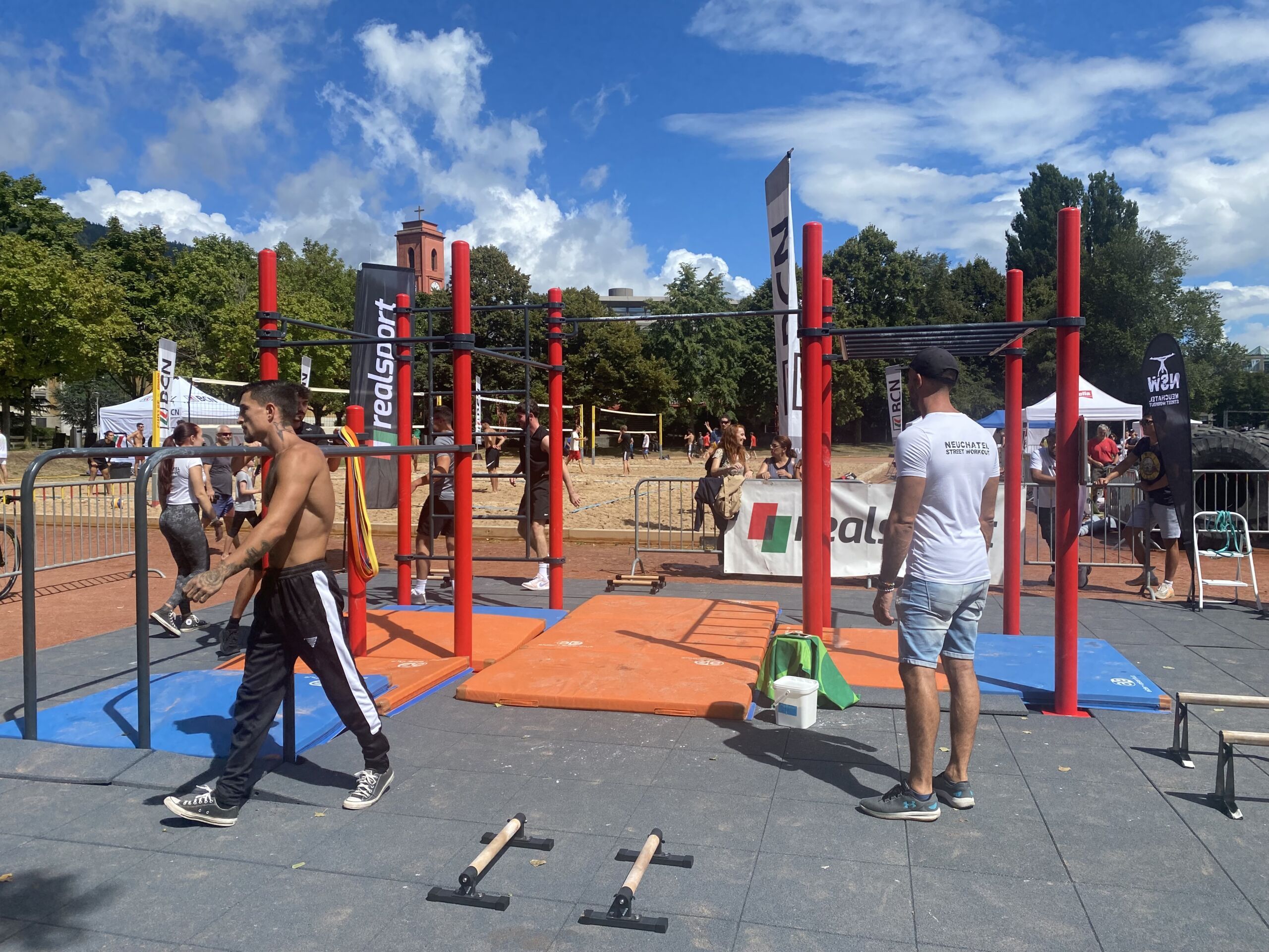 Unser Street Workout beim Festival des Sports