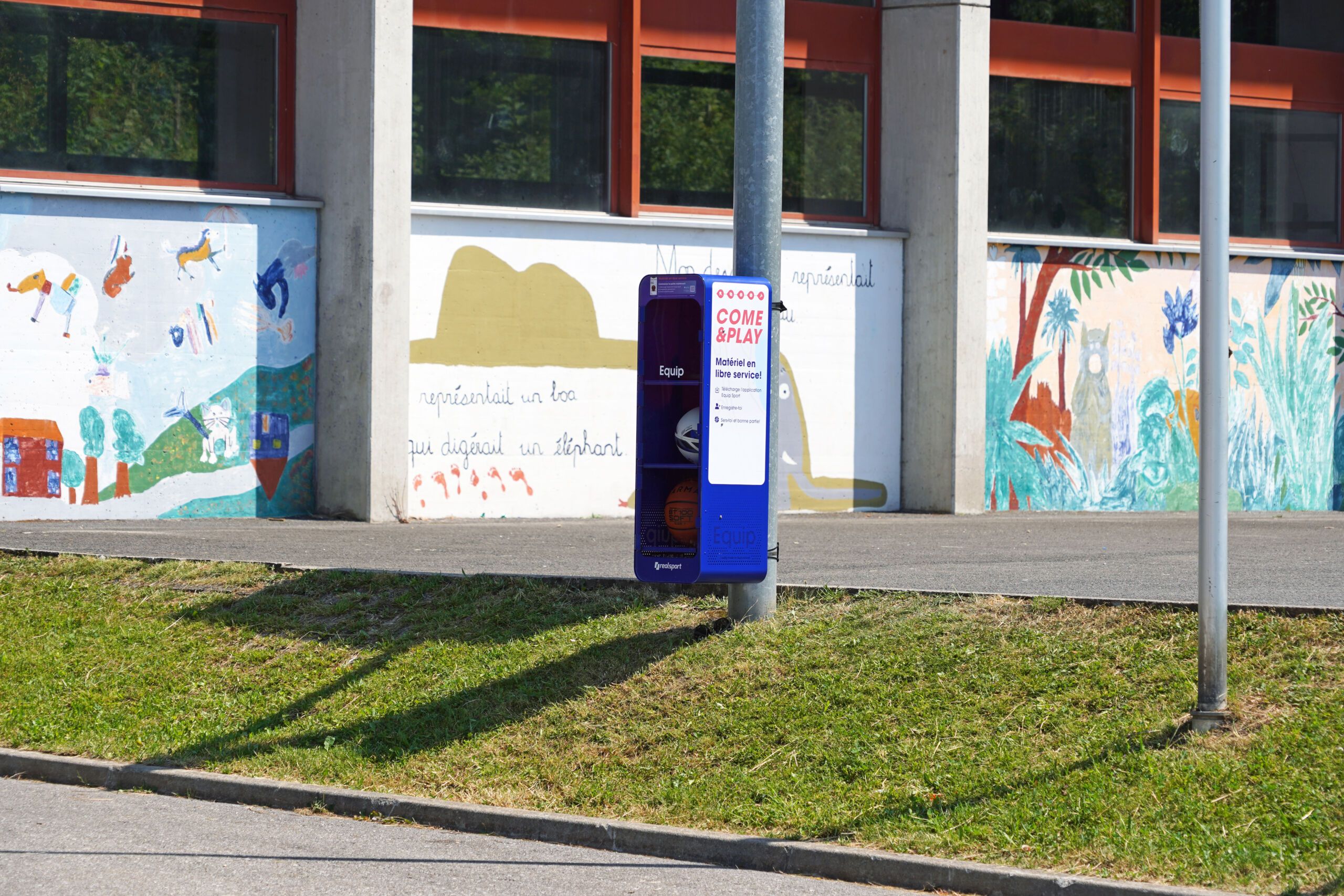 Erstes vernetztes Equip-Schliessfach im Kanton Freiburg installiert!